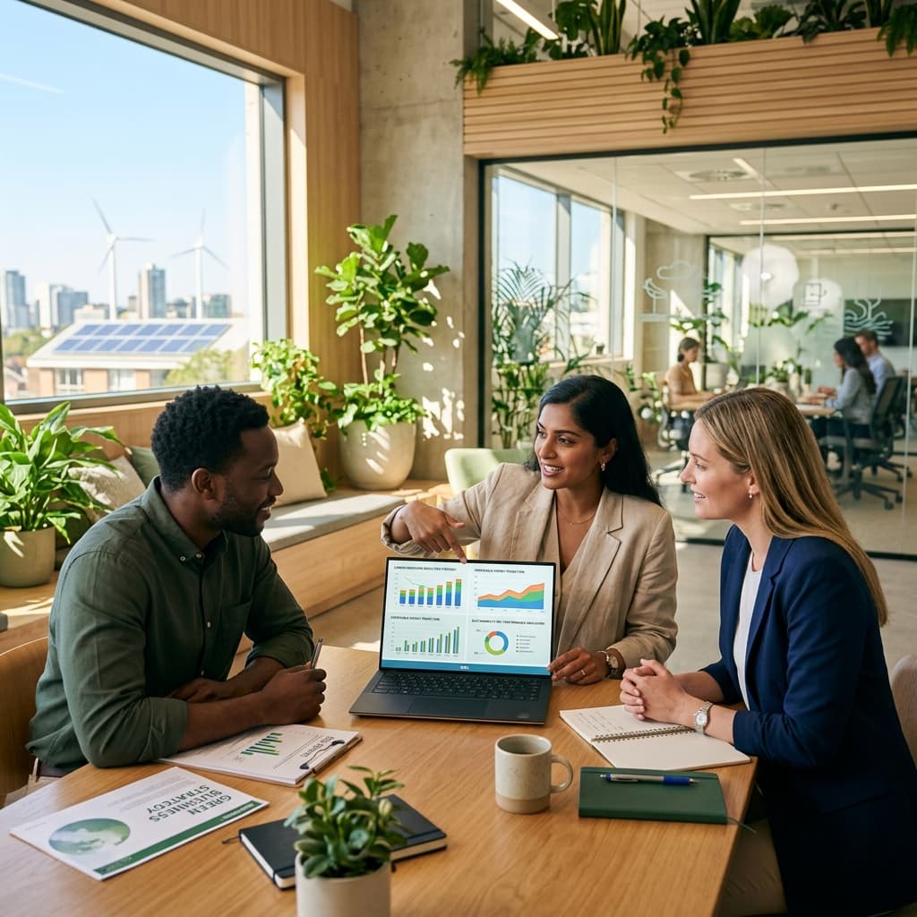 HUNEZ sustainability consultants working with SME client